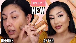 BENEFIT COSMETICS HELLO HAPPY AIR STICK FOUNDATION REVIEW | Alma Rivera Beauty |