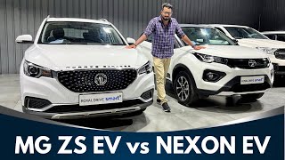 Nexon EV എടുക്കണോ ZS EV എടുക്കണോ | Nexon EV vs MG ZS EV Comparison