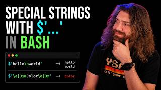 Special Strings with $'...' in Bash - Bash Scripting Course (pt50)