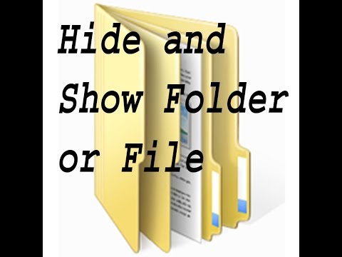 How to hide and show hidden folder in windows 10 without any software How to hide and show hidden folder in windows 10 without any software