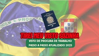 Visto de Procura de Trabalho - em 34 dias Úteis - PASSO A PASSO PRA VOCÊ APLICAR SOZINHO!