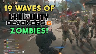 19 Waves of Call of Duty: Black Ops 6 ZOMBIES | PC Gameplay