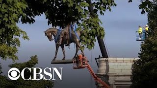 Virginia removes Robert E. Lee statue from Richmond's Monument Avenue