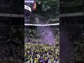 The confetti at the end of the NYU Tandon commencement ceremony