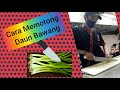 Cara Memotong Daun Bawang