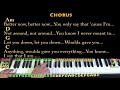 Better Now (Post Malone) Piano Cover Lesson in G with Chords/Lyrics