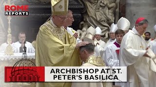 Former organizer of papal trips is ordained an Archbishop at St. Peter's Basilica