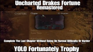 Uncharted Drakes Fortune Remastered - YOLO Fortunately Trophy