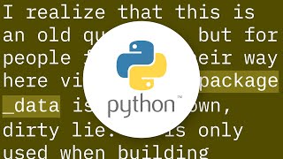 How to include package data with setuptools/distutils?