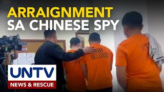 Umano'y Chinese spy na si Deng Yuanqing at kasabwat na 2 Pinoy, binasahan na ng sakdal