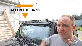 Auxbeam X Series 52 inch LED Bar mounted and used review