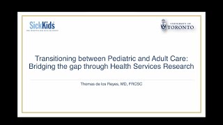 Transitioning Between Pediatric and Adult Care: Bridging the Gap Through Health Services Research