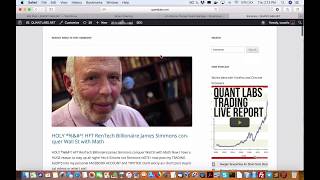 Guru focus on Jim Simons RenTech HFT Quant Manager