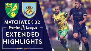 Norwich City v. Burnley | PREMIER LEAGUE HIGHLIGHTS | 4/10/2022 | NBC Sports