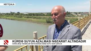 Kürdə suyun azalması nəzarət altındadır 30 06 2020 Real Tv