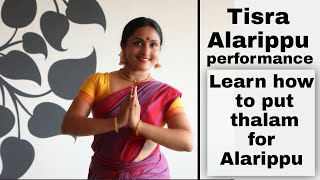 Alarippu || Tisra jaathi || Bharathanatyam || Margam series || Deepa Kartha