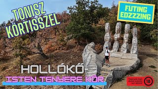 🏃‍♂️🌳Futing Edzzzing Tonisz Körtisszel - Isten tenyere kör🌲(terepfutás a Cserhátban - Hollókő) 4K