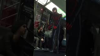 Subway Shenanigans: Spider Man Miles Morales