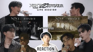 สามี รีแอค l Reaction NONT TANONT x Jeff Satur - ซ่อน(ไม่)หา + จำนน l Live Session มาตรฐานทั้งคู่ !