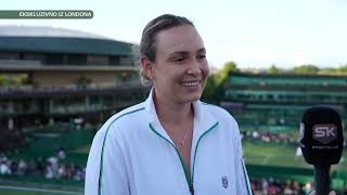 Donna Vekić nakon epske pobede protiv Badose I SPORT KLUB Wimbledon 2024