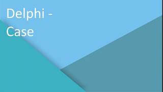 Delphi - Case statement