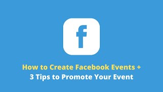 How to Create Facebook Events + 3 Tips to Promote Your Event #Shorts