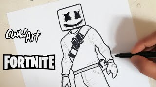 Como Dibujar A Marshmello Paso A Paso Dibujos Para Dibujar Dibujos Faciles