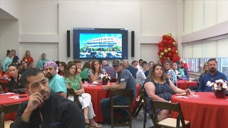 Trauma healthcare workers and patients hold luncheon during Trauma Awareness Month