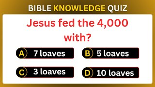 25 Bible Questions to test your General Bible knowledge Quiz 17