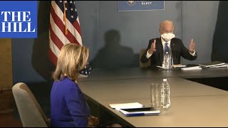 NEW VIDEO: President-elect Joe Biden meets with Pelosi, Schumer