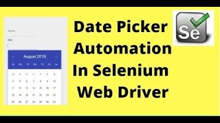 How to Automate Date Pickers in Selenium using JavaScript Executor