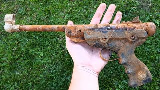 Very Rusty Ancient Airgun Restoration