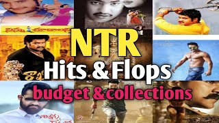 jr Ntr all telugu movies| budget and collections| ntr hits and flops list upto rrr movie|