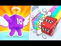 Level Up Numbers vs Jelly Run - Max Level Gameplay (Part 1)