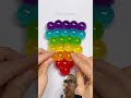 역재생) 무지개 포도 만들기⏪⏪⏪Reverse Play🌈🍇Rainbow Grape Squishy DIY with Nano Tape! #실리콘 테이프