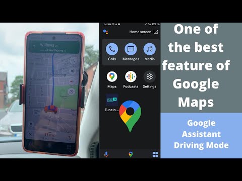 How to turn on Google Assistant Driving Mode on Google Maps?