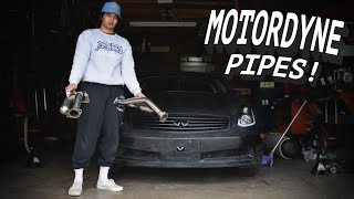 Installing Motordyne Art Pipes on my G35!