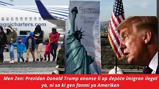 🔥🇺🇸🇺🇸Pwoblèm pi rèd : Trump anonse lap mete fen ak koze depi moun nan fèt Etazini li Ameriken an...