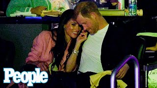 Meghan Markle and Prince Harry Share a Cute Kiss Cam Moment at Los Angeles Lakers Game | PEOPLE