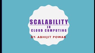 Scalability in Cloud Computing