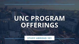 Study Abroad 101: Program Offerings