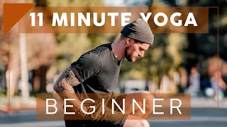11 Minute Yoga for Beginners at Home | Breathe and Flow Yoga