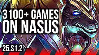 NASUS vs SION (TOP) | 3100+ games | NA Master | 25.S1.2