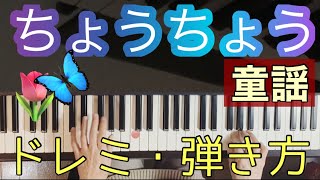 【ちょうちょう】童謡・唱歌/保育・幼稚園に/ドレミ解説付き