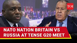 Russia Vs West At G20: Lavrov's Speech Angers Britain; No Family Photo In Summit | Watch