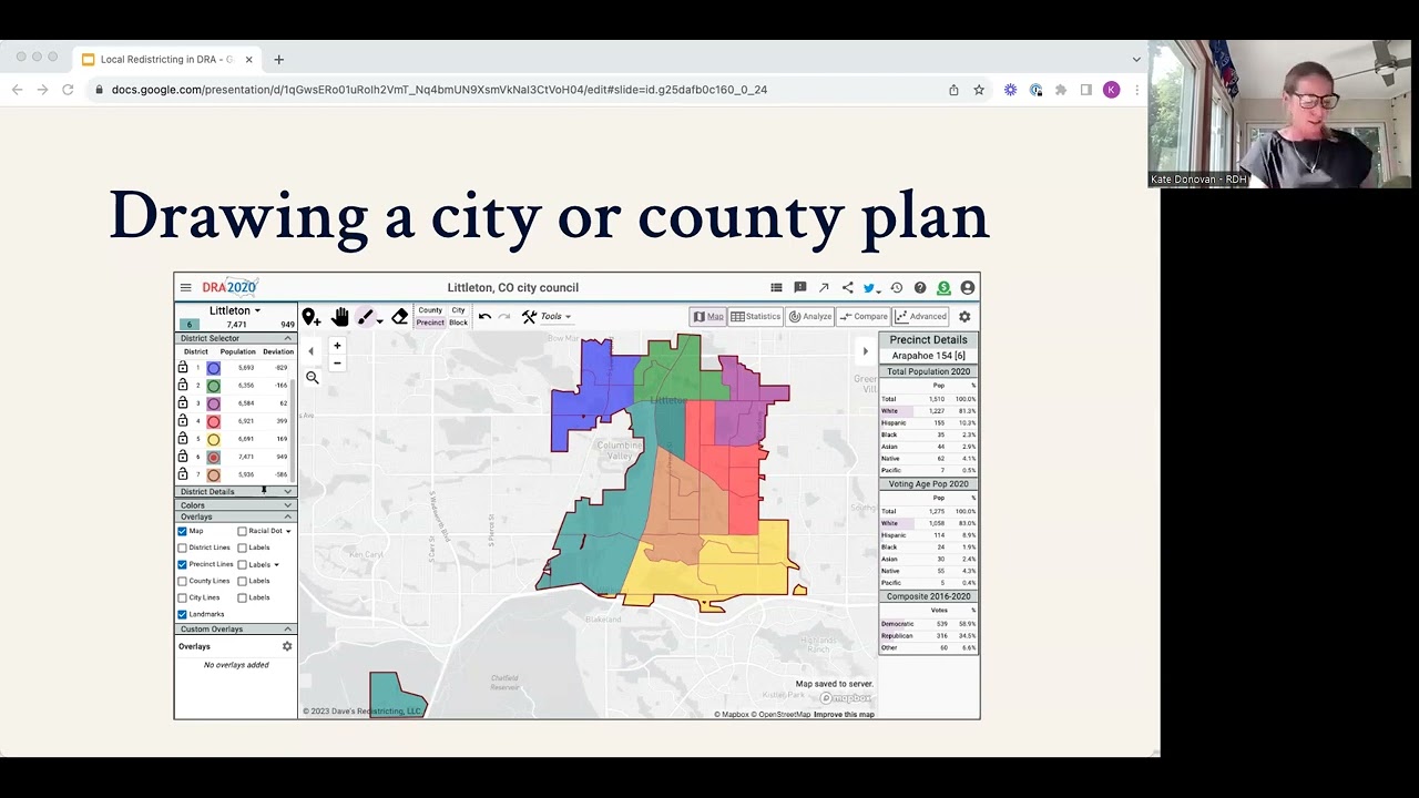 Local Redistricting In Dave's Redistricting App (DRA) - YouTube