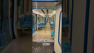 Inside Montreal Metro