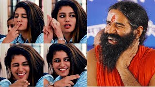 Priya Prakash Varrier Baba Ramdev Video | Must Watch Viral Video | Mano Ya Na Mano