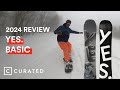 2024 Yes. Basic Snowboard Review | Curated