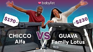 Travel Crib Comparison! *Chicco Alfa vs. Guava Family Lotus*